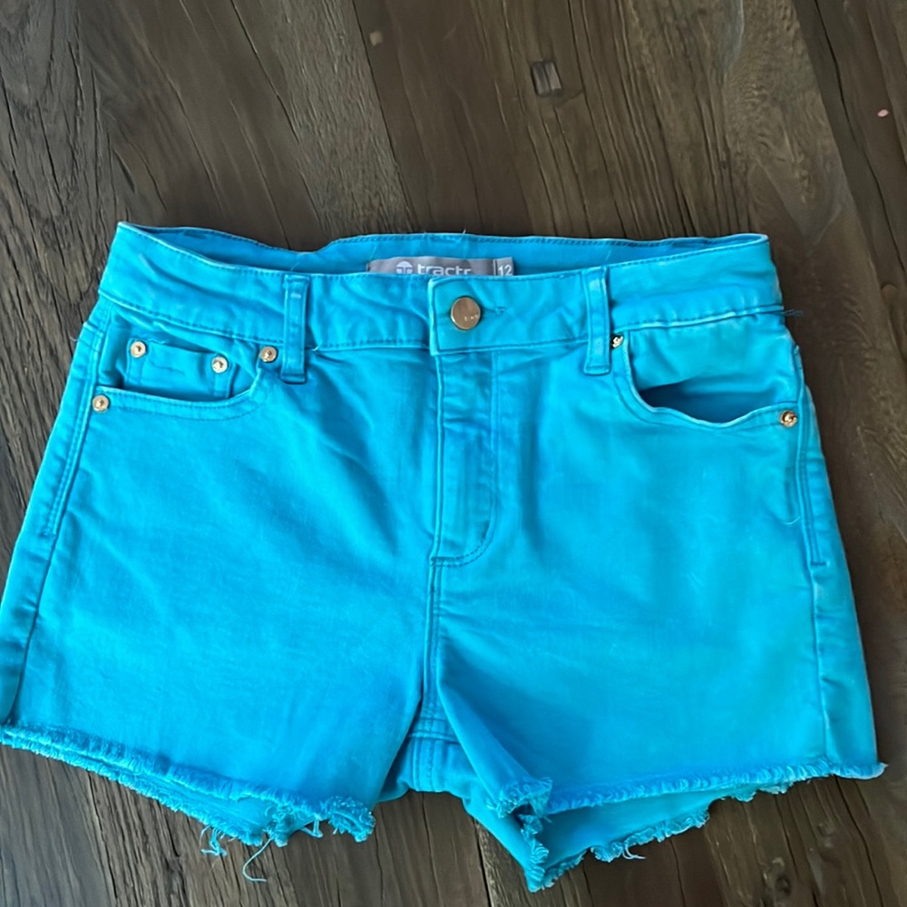 Tactr teal shorts